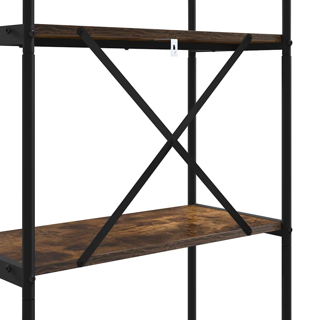 vidaXL Półka na książki Dąb wędzony 80 x 30 x 109 cm