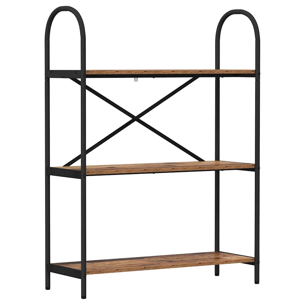 vidaXL Półka na książki Stare drewno 80 x 30 x 109 cm