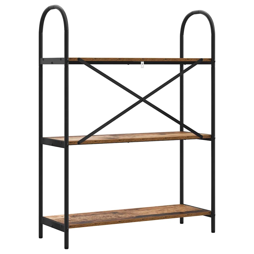 vidaXL Półka na książki Stare drewno 80 x 30 x 109 cm