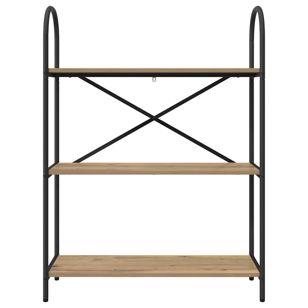 vidaXL Półka na książki Dąb rzemieślniczy 80 x 30 x 109 cm