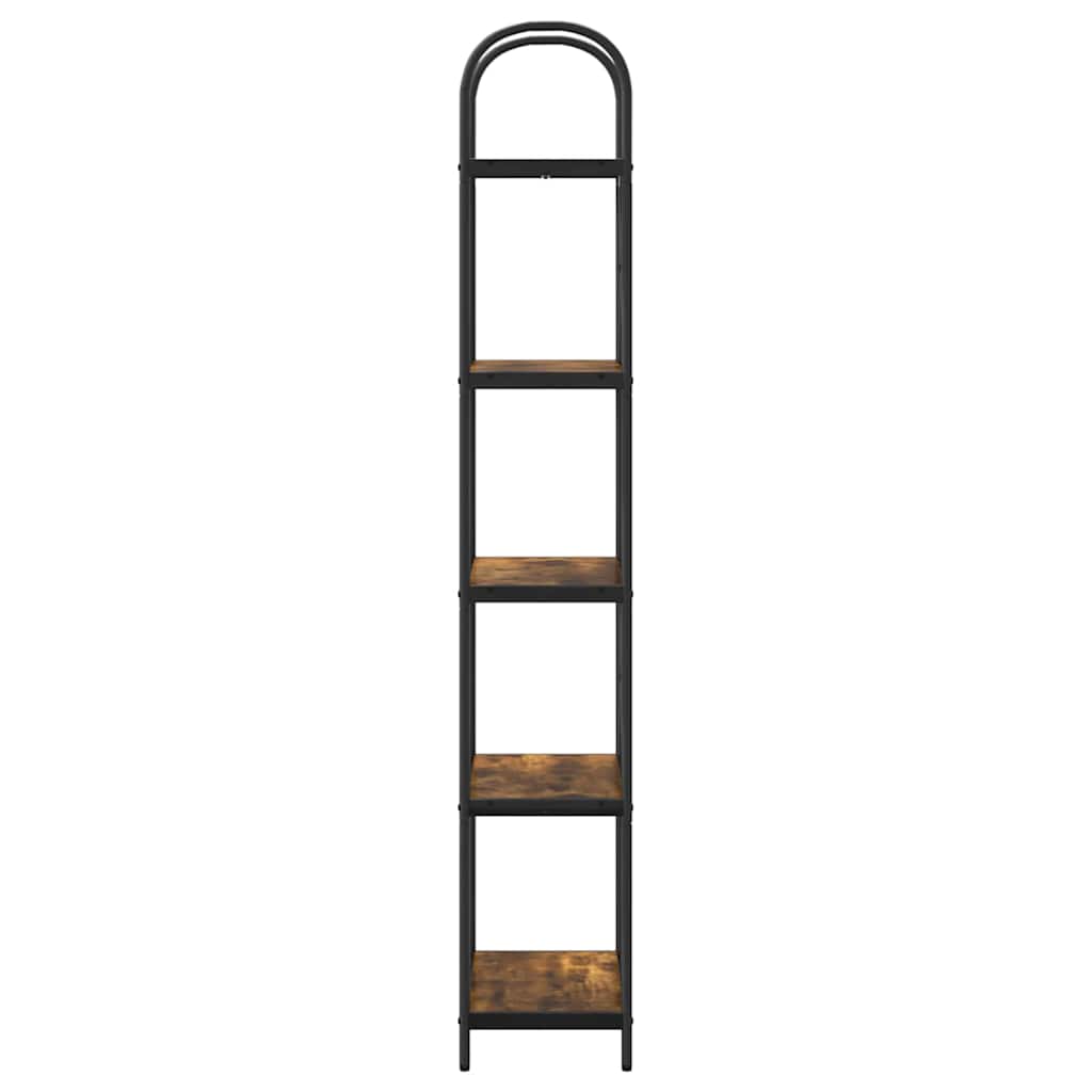 vidaXL Półka na książki Dąb wędzony 60 x 30 x 183 cm