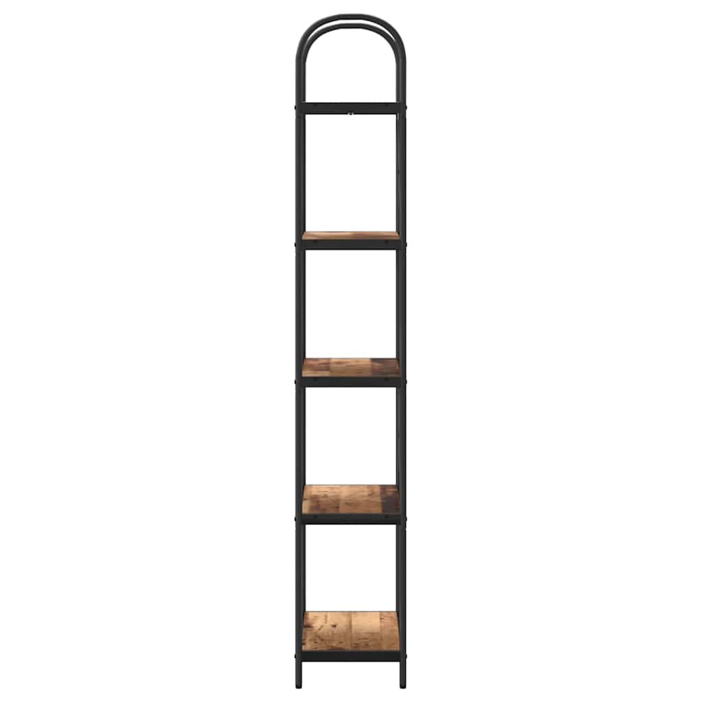 vidaXL Półka na książki Stare drewno 60 x 30 x 183 cm