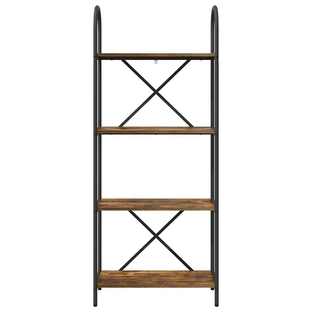 vidaXL Półka na książki Dąb wędzony 60 x 30 x 146 cm