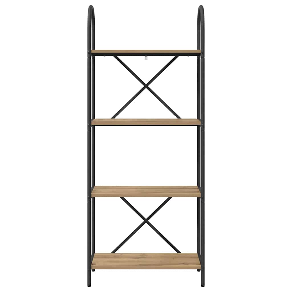 vidaXL Półka na książki Dąb rzemieślniczy 60 x 30 x 146 cm
