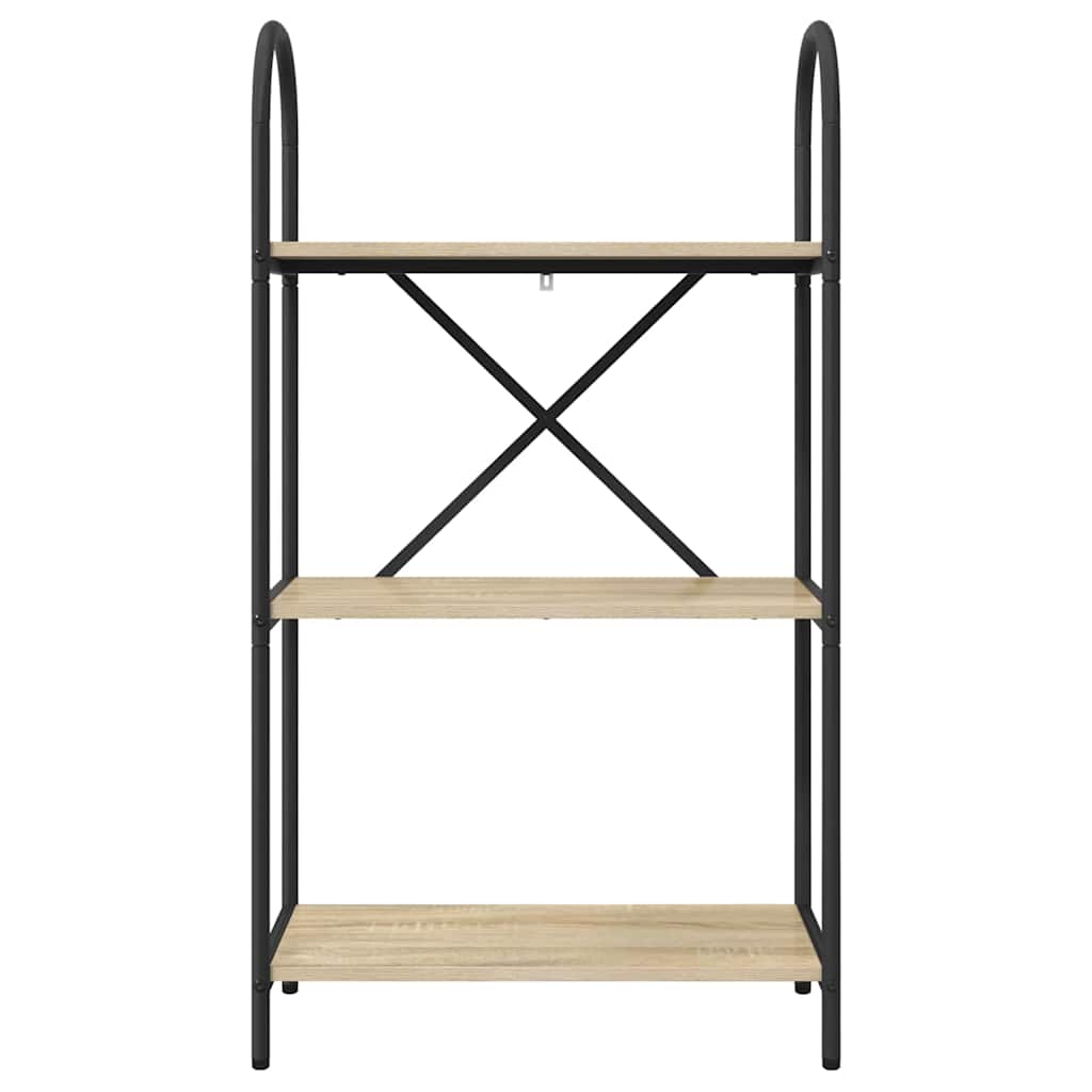 vidaXL Półka na książki Dąb Sonoma 60 x 30 x 109 cm