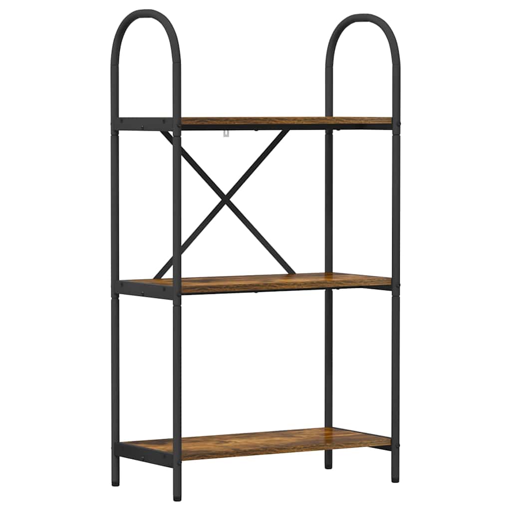 vidaXL Półka na książki Dąb wędzony 60 x 30 x 109 cm