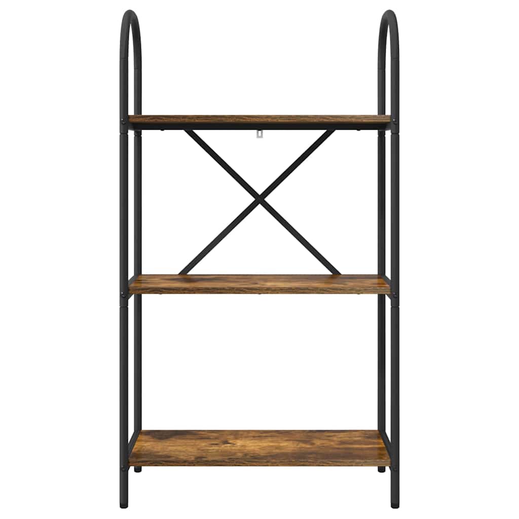 vidaXL Półka na książki Dąb wędzony 60 x 30 x 109 cm