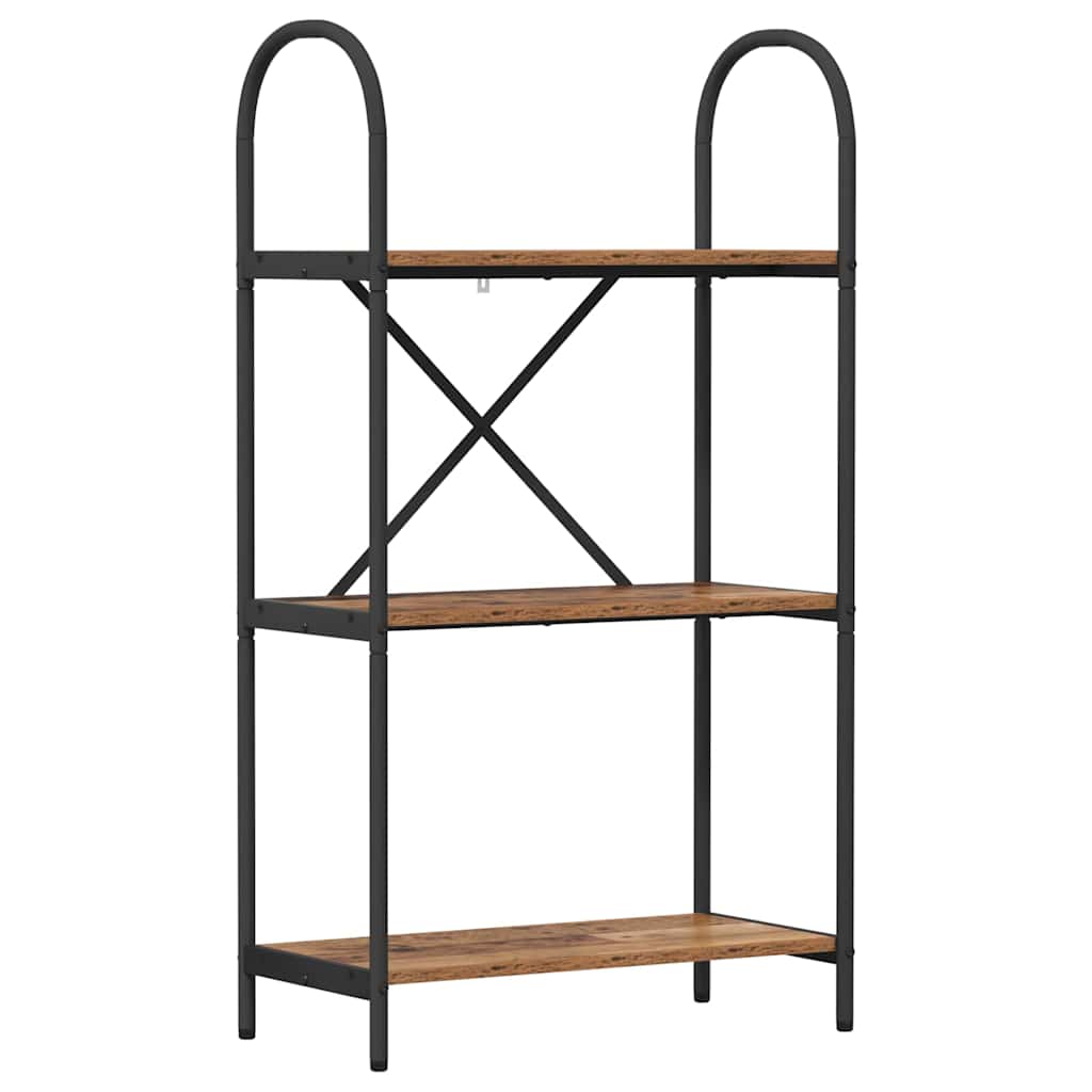 vidaXL Półka na książki Stare drewno 60 x 30 x 109 cm