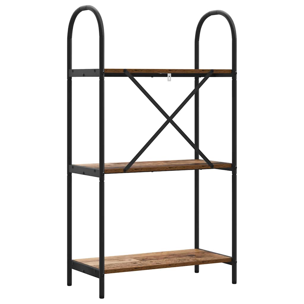 vidaXL Półka na książki Stare drewno 60 x 30 x 109 cm