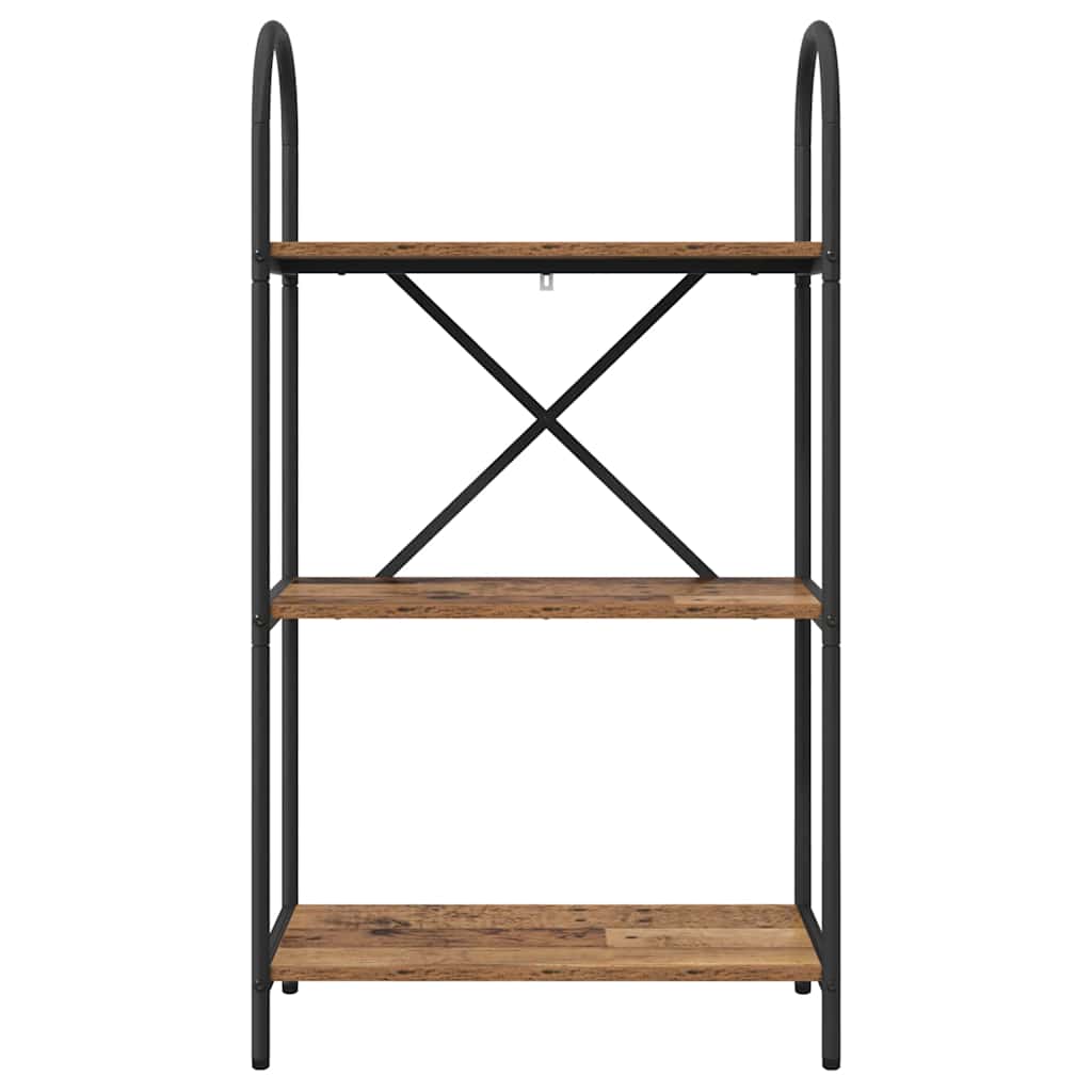 vidaXL Półka na książki Stare drewno 60 x 30 x 109 cm