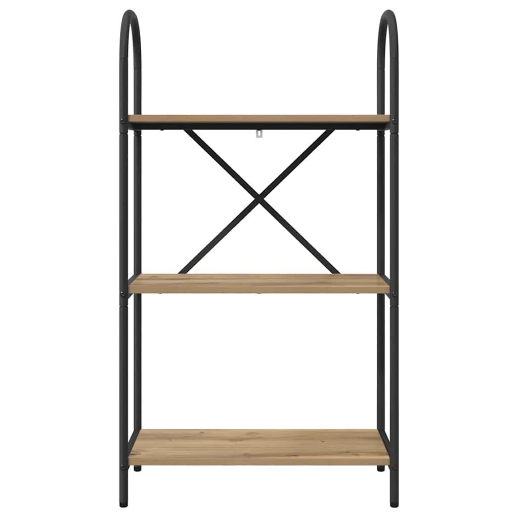vidaXL Półka na książki Dąb rzemieślniczy 60 x 30 x 109 cm