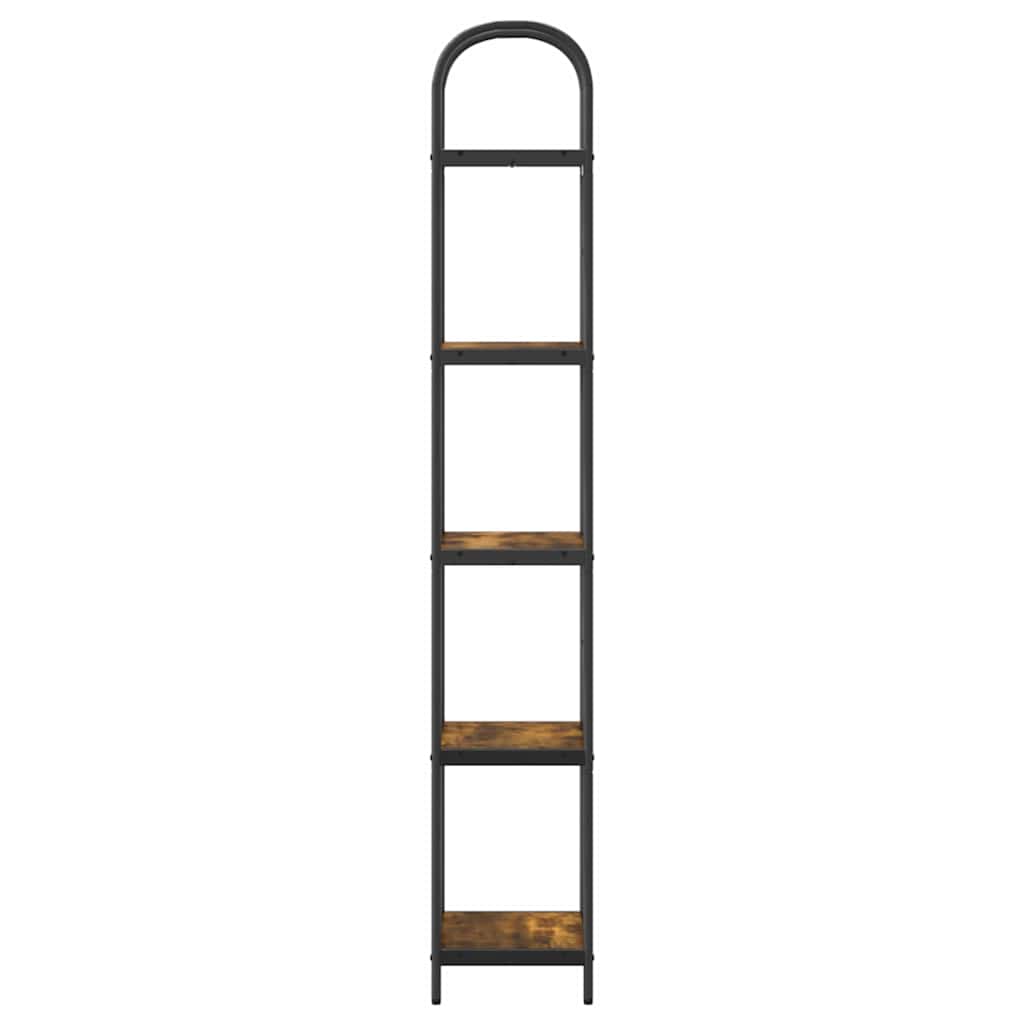 vidaXL Półka na książki Dąb wędzony 40 x 30 x 183 cm