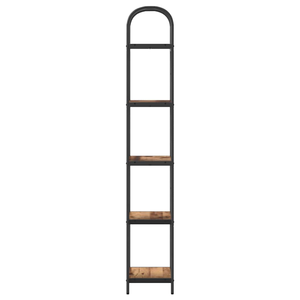vidaXL Półka na książki Stare drewno 40 x 30 x 183 cm