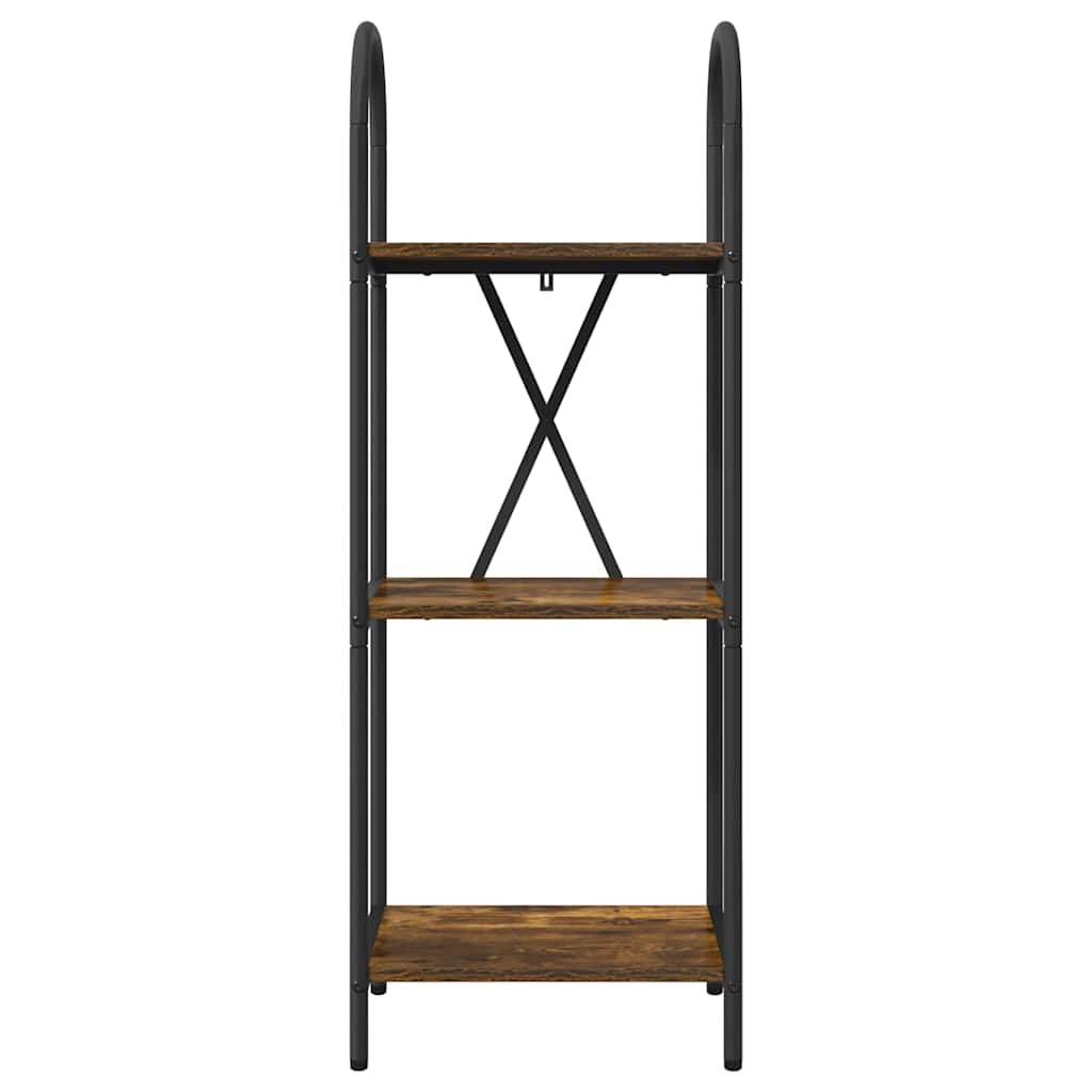 vidaXL Półka na książki Dąb wędzony 40 x 30 x 109 cm