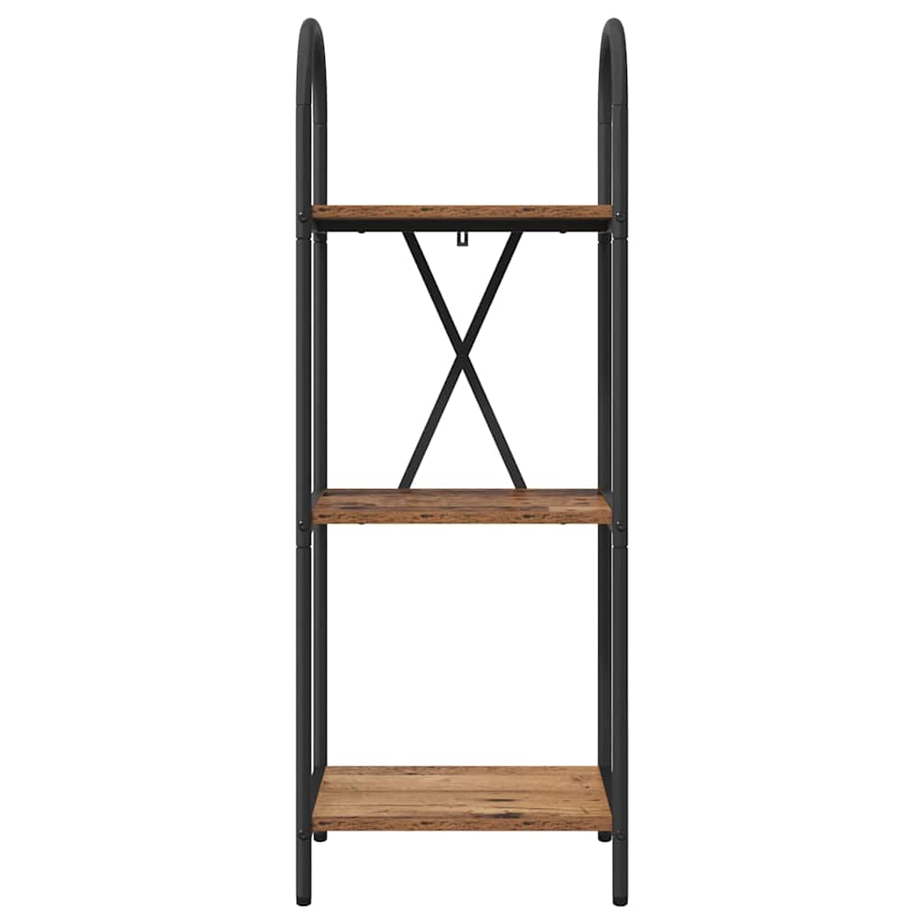 vidaXL Półka na książki Stare drewno 40 x 30 x 109 cm