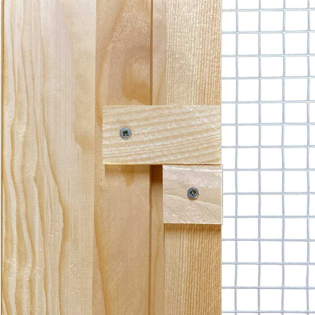 vidaXL Kurnik Brązowy 75 x 60 x 89 cm Lite drewno sosnowe
