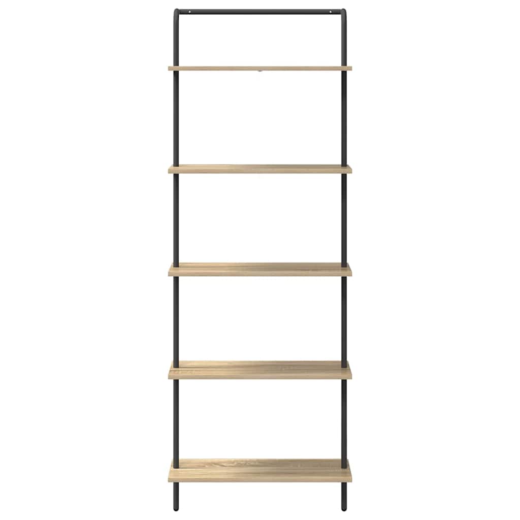 vidaXL Półka na książki 5 poziomy 60 x 24 x 168 cm Drewno inżynieryjne