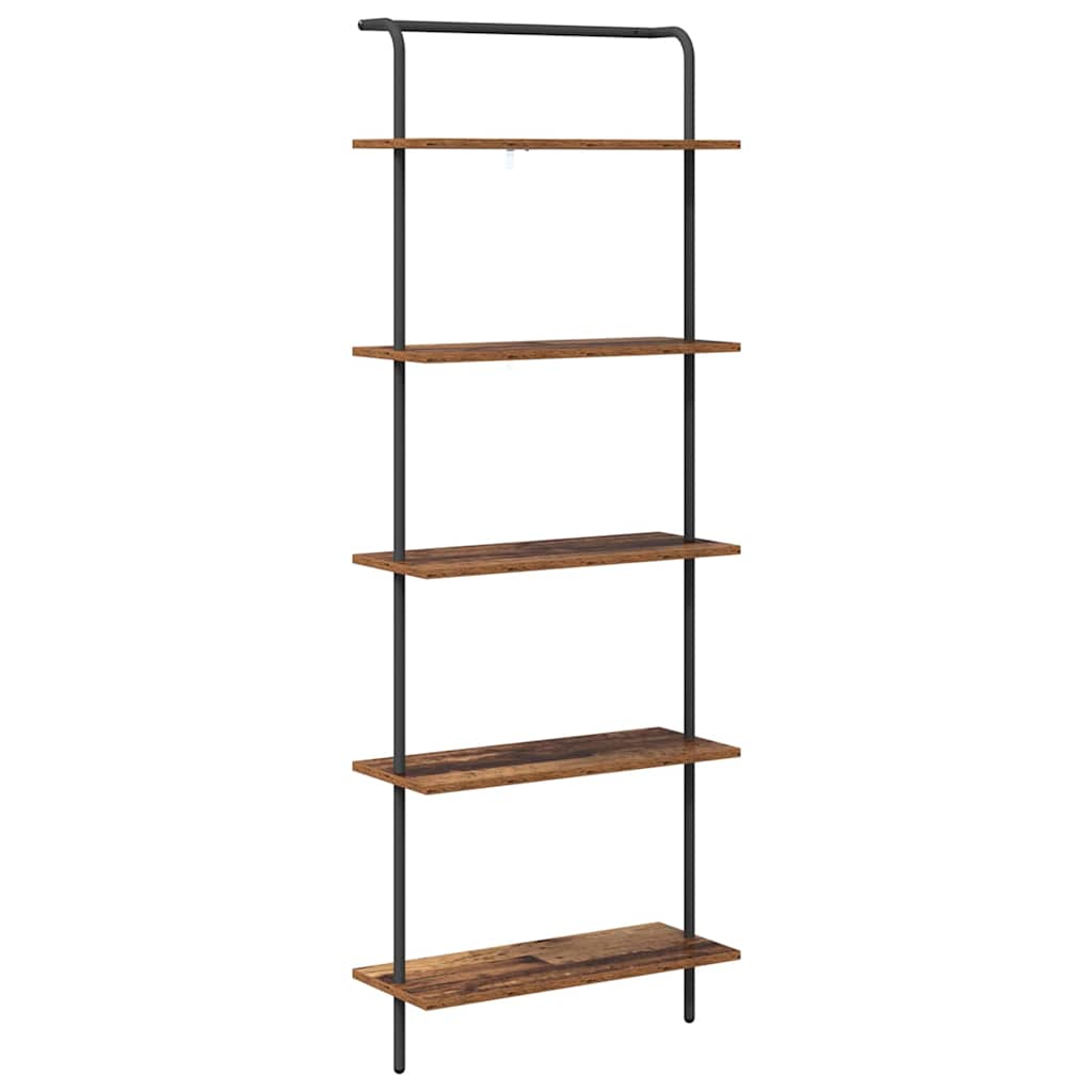 vidaXL Półka na książki 5 poziomy 60 x 24 x 168 cm Drewno inżynieryjne