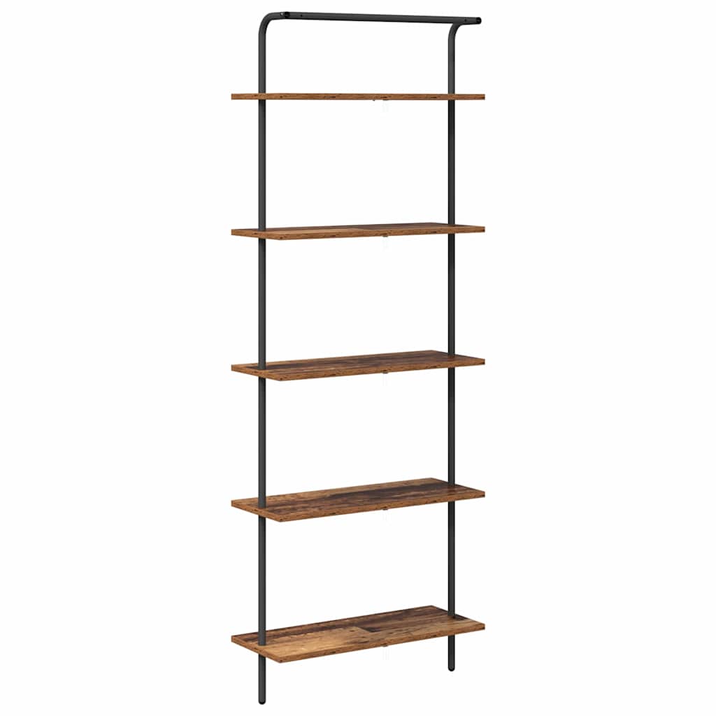 vidaXL Półka na książki 5 poziomy 60 x 24 x 168 cm Drewno inżynieryjne