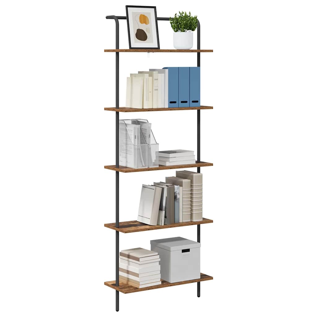 vidaXL Półka na książki 5 poziomy 60 x 24 x 168 cm Drewno inżynieryjne