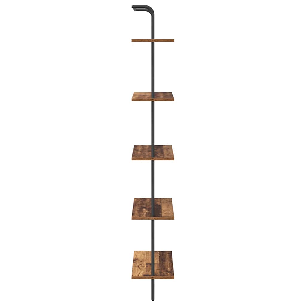 vidaXL Półka na książki 5 poziomy 60 x 24 x 168 cm Drewno inżynieryjne
