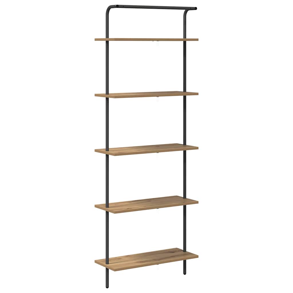 vidaXL Półka na książki 5 poziomy 60 x 24 x 168 cm Drewno inżynieryjne
