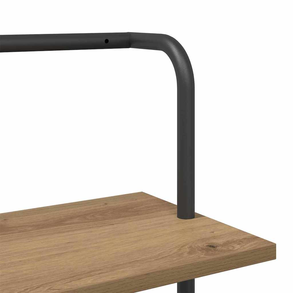 vidaXL Półka na książki Dąb rzemieślniczy 60 x 24 x 203 cm