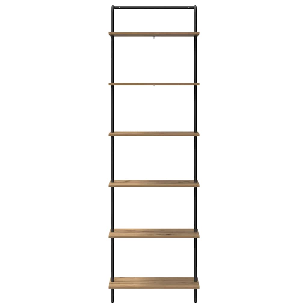 vidaXL Półka na książki Dąb rzemieślniczy 60 x 24 x 203 cm