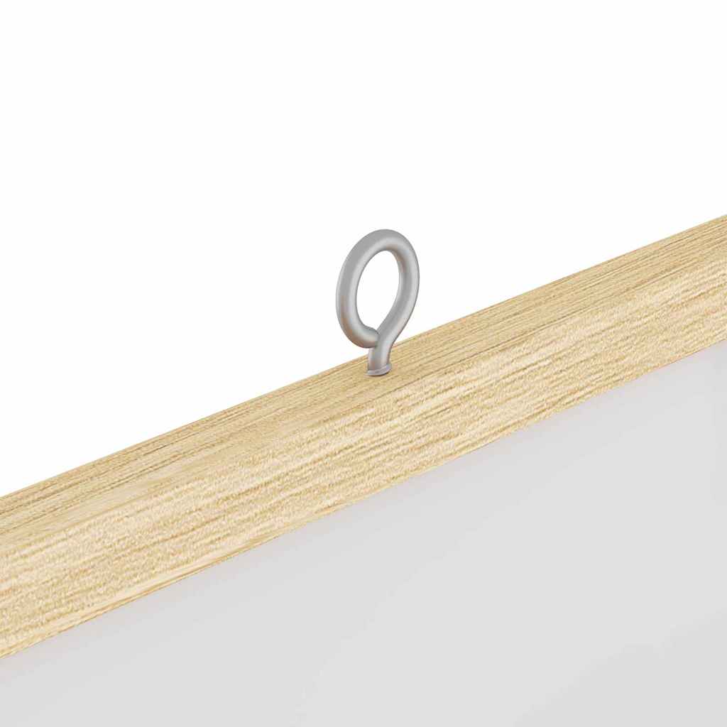 vidaXL Tablica informacyjna Biały 80 x 80 x 1.4 cm Lite drewno sosnowe