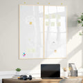 vidaXL Tablica informacyjna Biały 100 x 100 x 1,4 cm