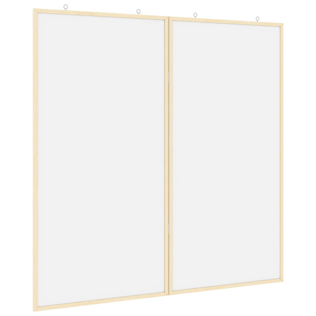 vidaXL Tablica informacyjna Biały 100 x 100 x 1,4 cm