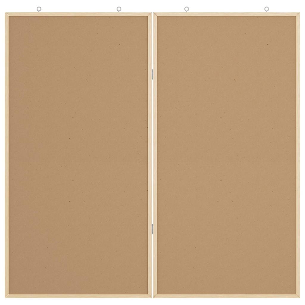 vidaXL Tablica informacyjna Biały 100 x 100 x 1,4 cm
