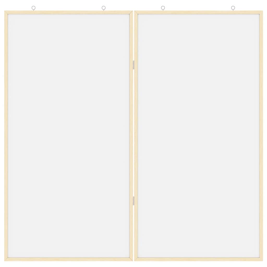 vidaXL Tablica informacyjna Biały 100 x 100 x 1,4 cm