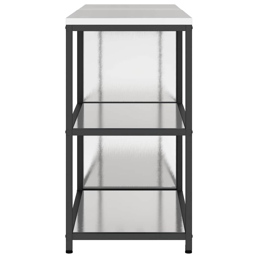 vidaXL Zestaw do przechowywania w kuchni HATTEM 2 pcs srebrny
