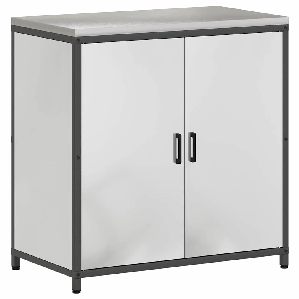 vidaXL Zestaw do przechowywania w kuchni HATTEM 2 pcs srebrny
