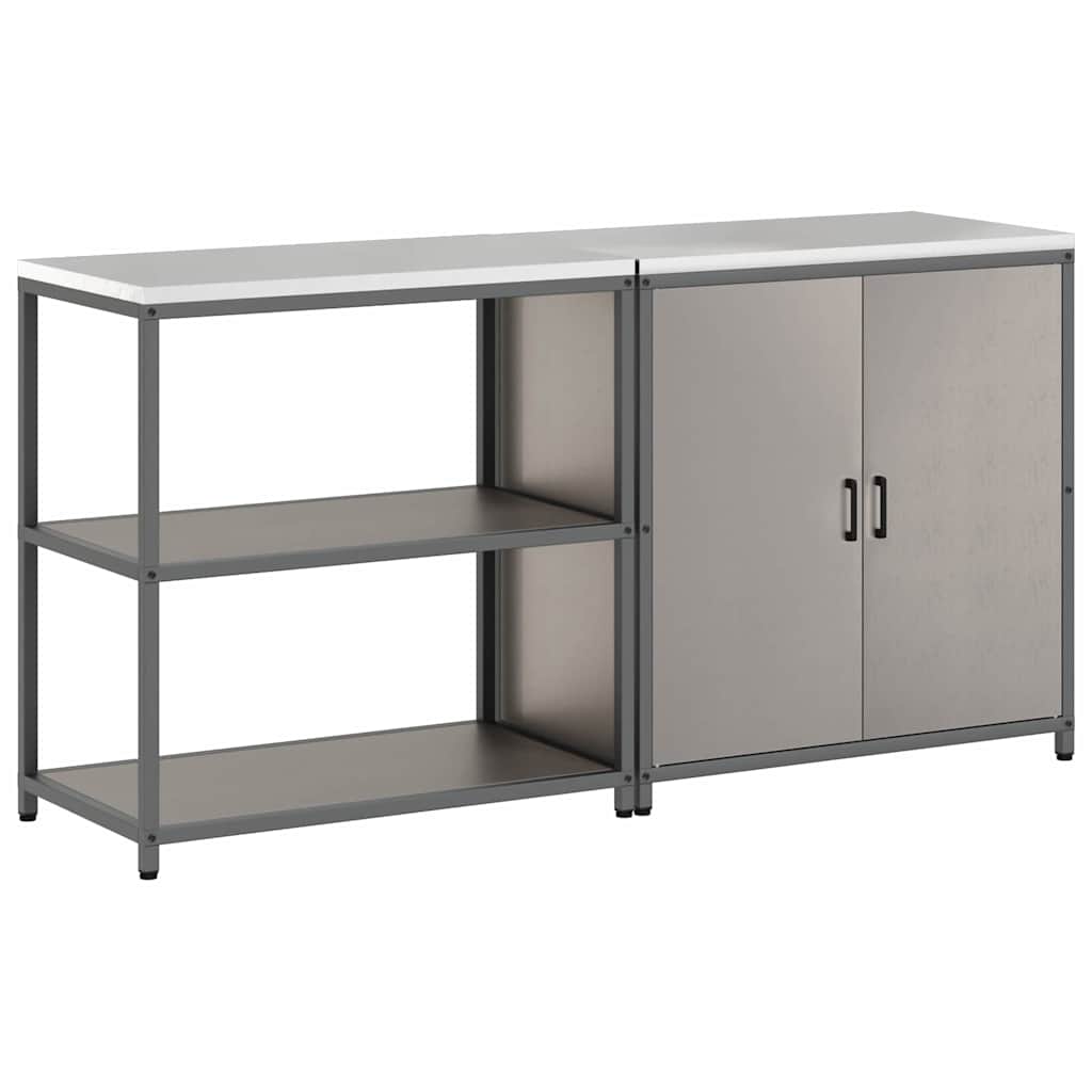 vidaXL Zestaw do przechowywania w kuchni HATTEM 2 pcs Rdzawy Stal