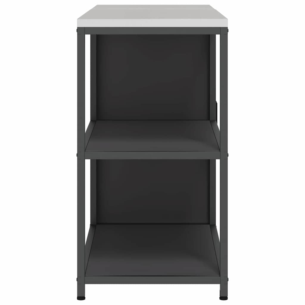 vidaXL Zestaw do przechowywania w kuchni HATTEM 2 pcs Czarny
