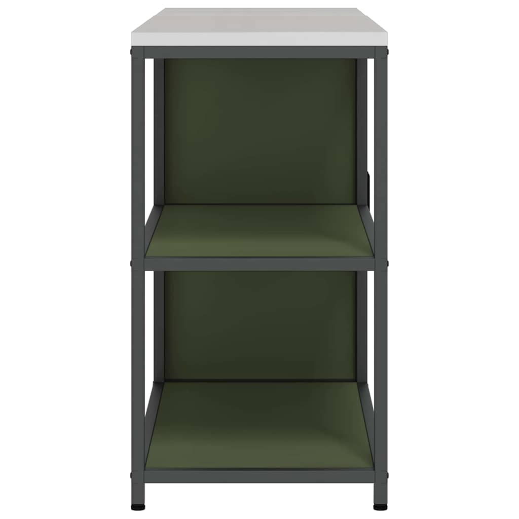 vidaXL Zestaw do przechowywania w kuchni HATTEM 2 pcs Oliwkowy zielony