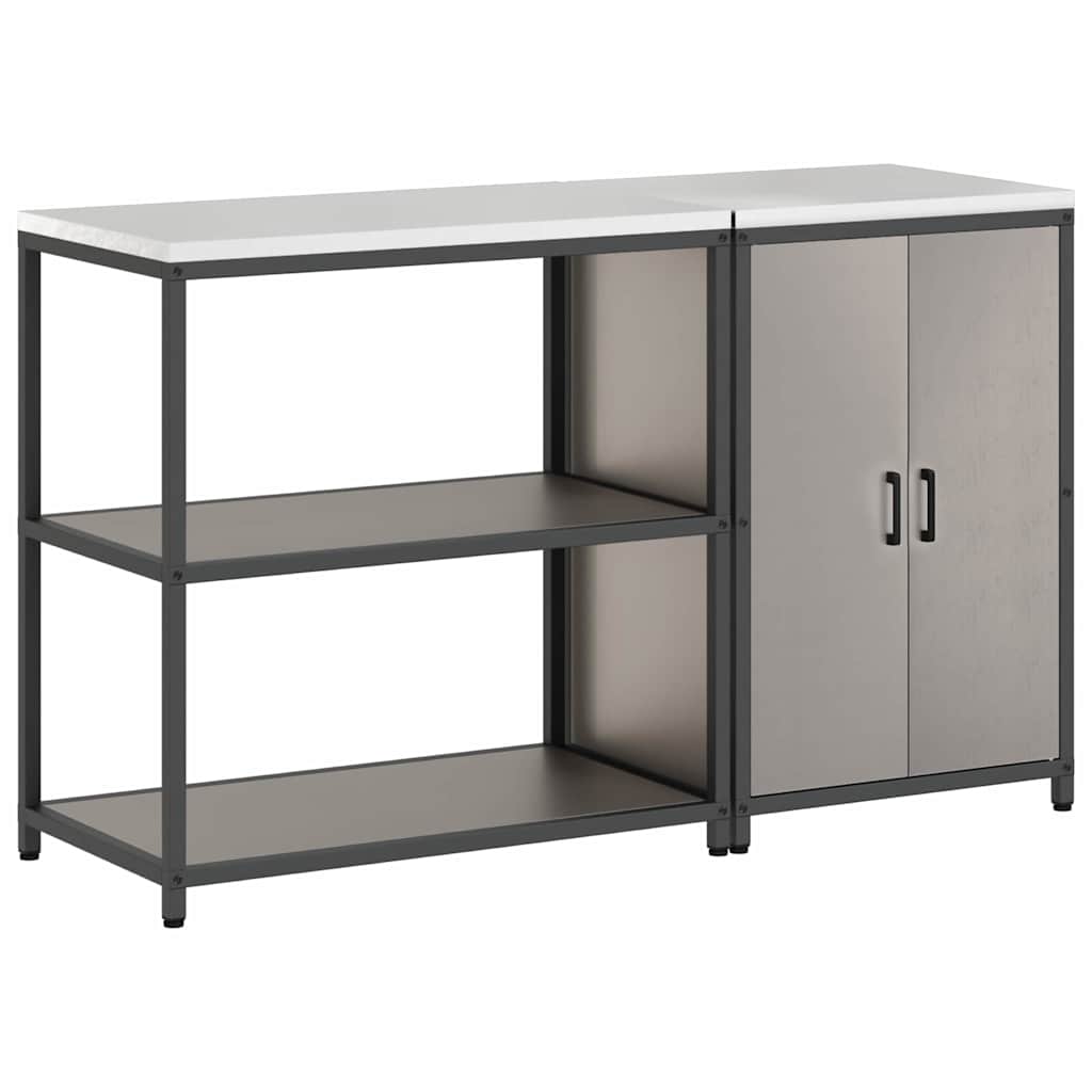 vidaXL Zestaw do przechowywania w kuchni HATTEM 2 pcs Rdzawy Stal