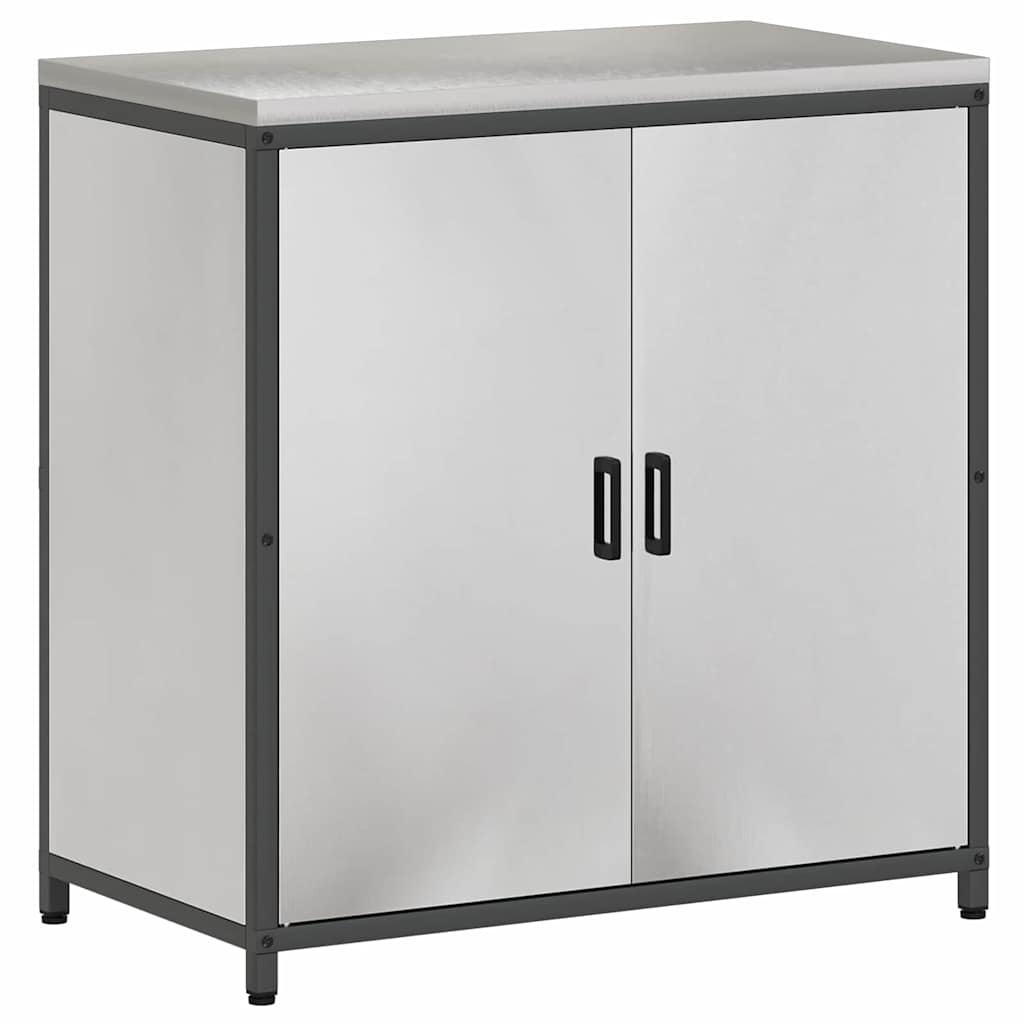 vidaXL Zestaw do przechowywania w kuchni HATTEM 2 pcs srebrny