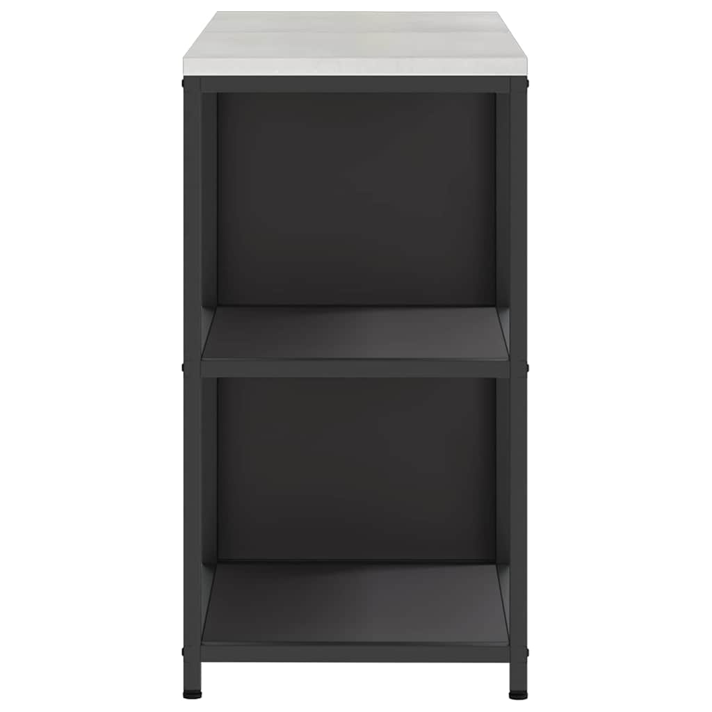 vidaXL Zestaw do przechowywania w kuchni HATTEM 2 pcs Czarny