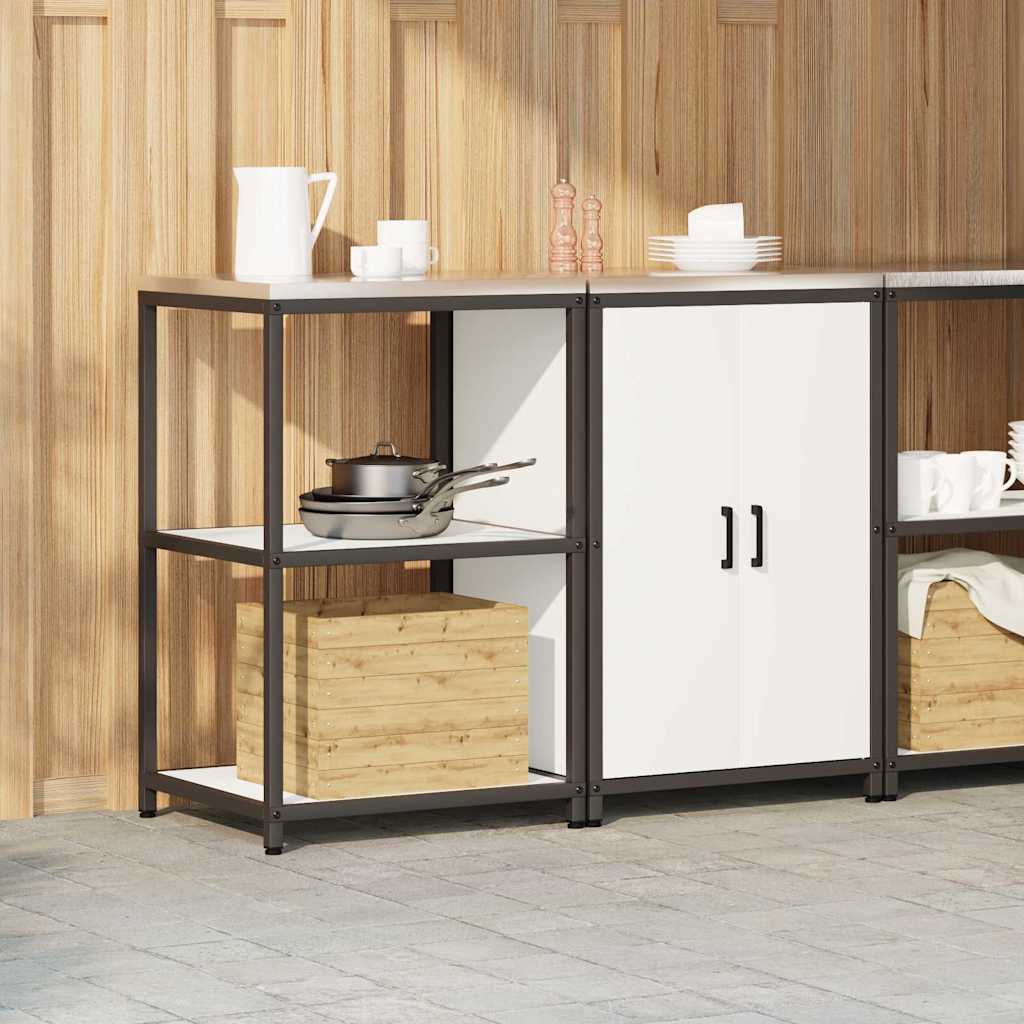 vidaXL Zestaw do przechowywania w kuchni HATTEM 2 pcs Biały