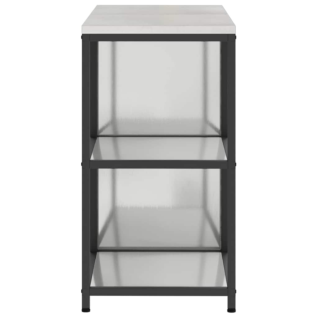 vidaXL Zestaw do przechowywania w kuchni HATTEM 2 pcs srebrny