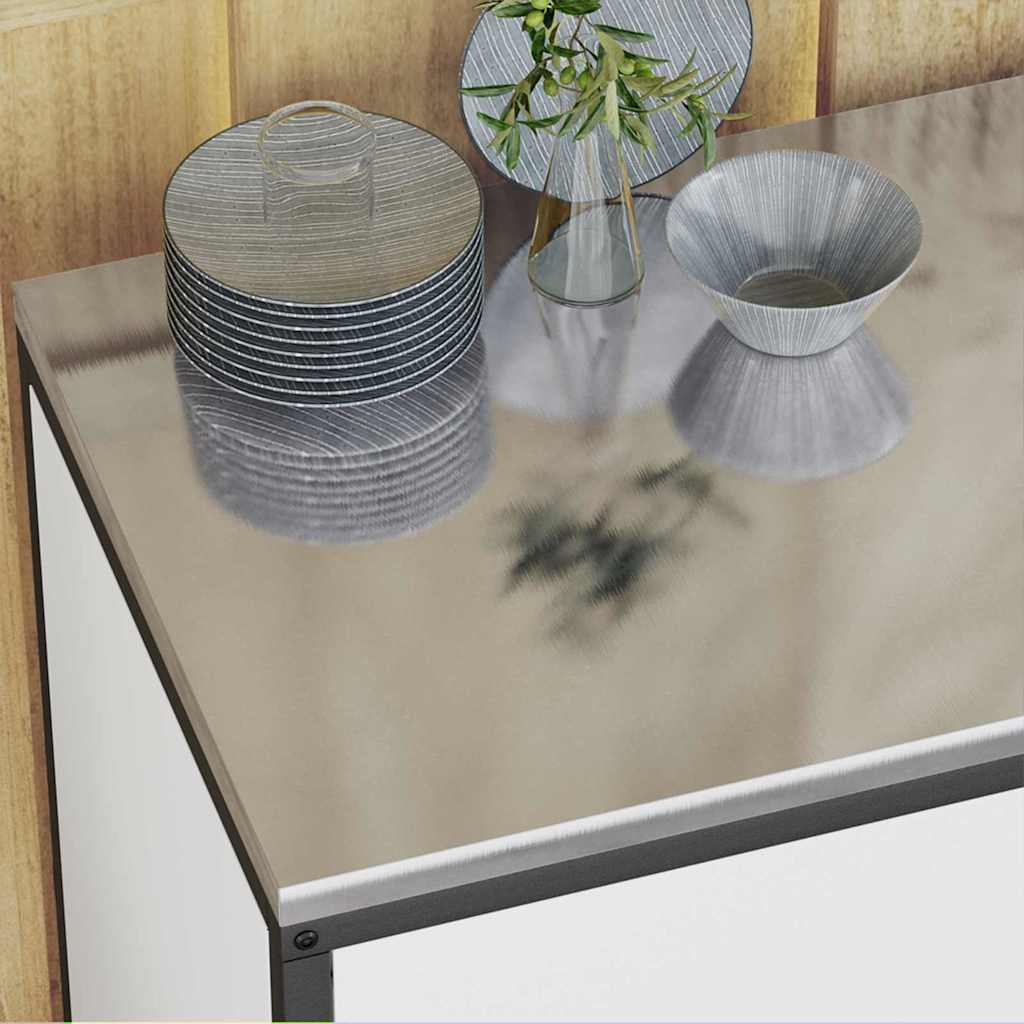 vidaXL Zestaw do przechowywania w kuchni HATTEM 3 pcs Biały