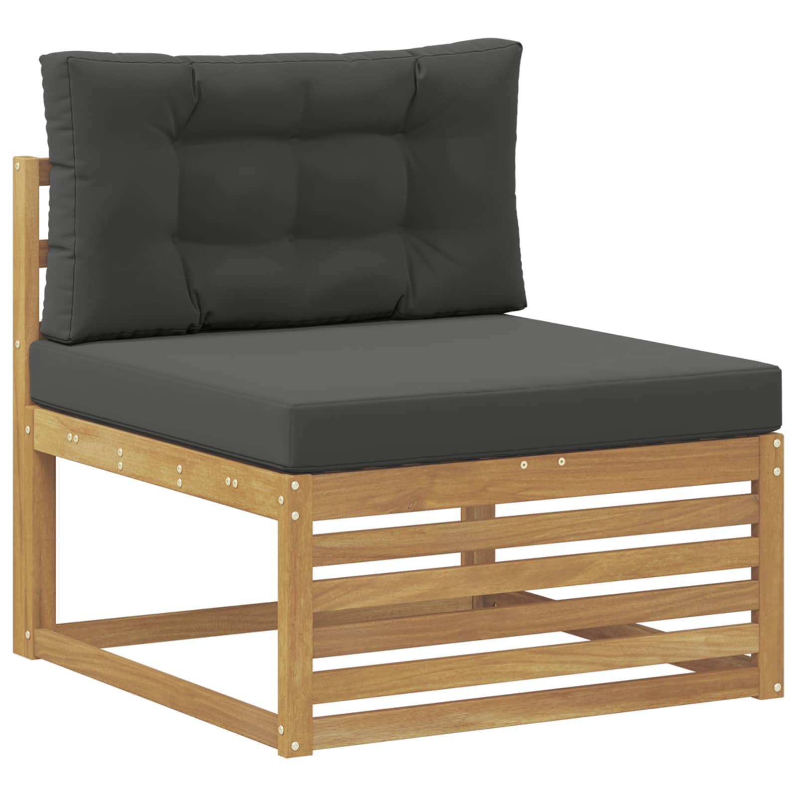 vidaXL Zestaw sof na zewnątrz 8 pcs Biały i antracyt Poliester