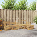 vidaXL Zestaw sof na zewnątrz 5 pcs Biały 249 x 122,5 x 73 cm