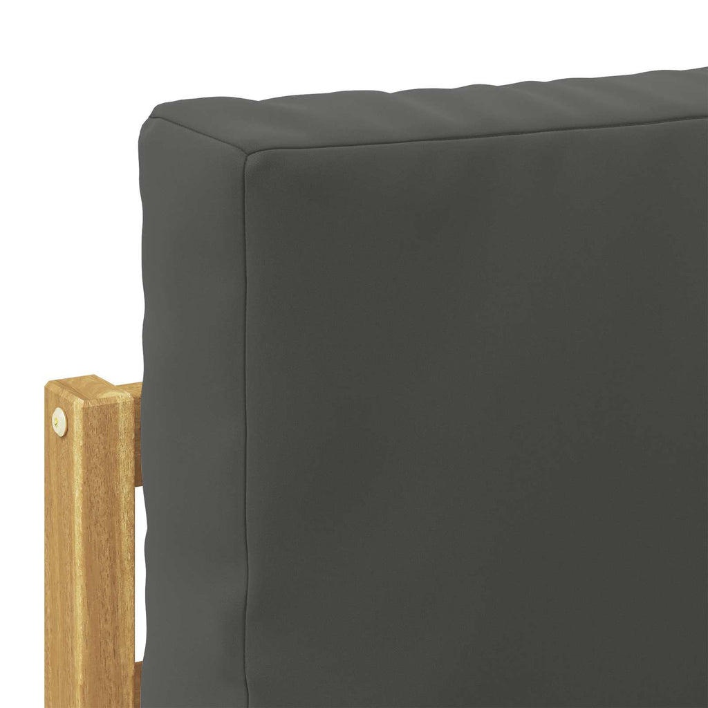 vidaXL Zestawy sof 4 pcs Biały i antracyt 185,5 x 126,5 x 73 cm