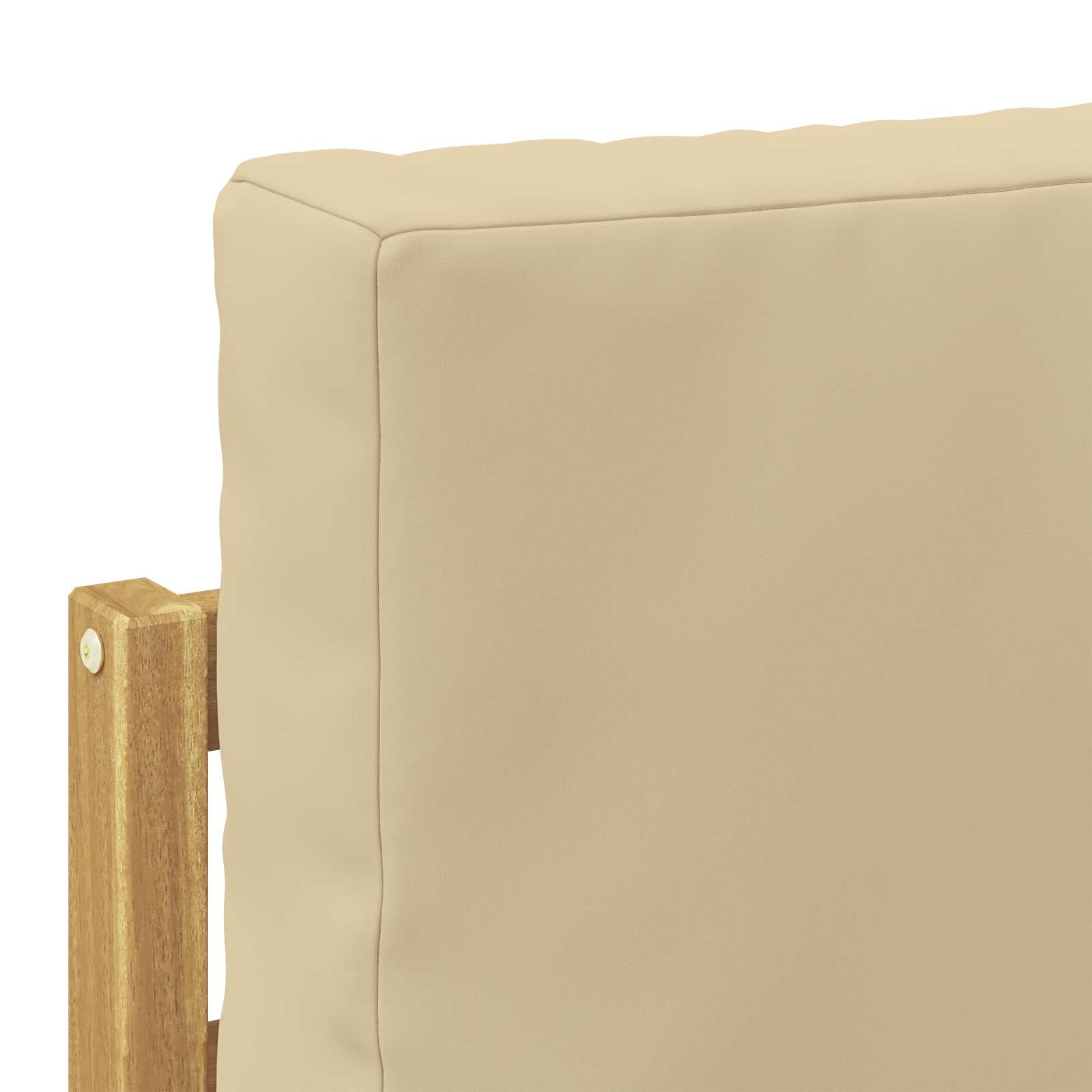 vidaXL Zestaw sof na zewnątrz 7 pcs Biały i Beżowy 247 x 128,5 x 73 cm