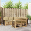 vidaXL Zestaw sof na zewnątrz 7 pcs Biały i Beżowy 247 x 128,5 x 73 cm