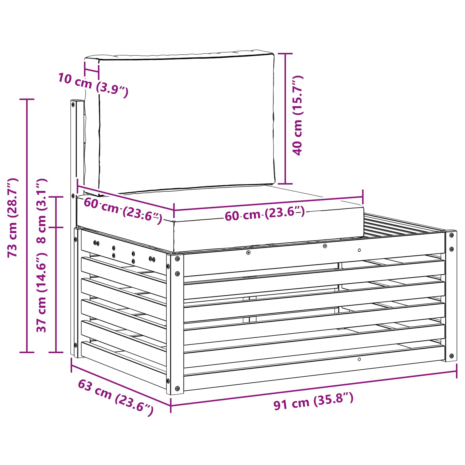 vidaXL Zestawy sof 3 Sztuka 182,5 x 63 x 73 cm
